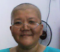 2009年，鄭喜悅被醫生告知患上乳癌末期，只剩下兩個月的壽命。【攝影者：謝智慧】
