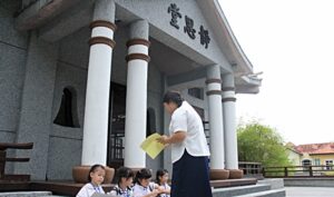 慈濟47周年慶，馬來西亞慈濟幼兒園師生回歸心靈的家 - 馬來西亞分會靜思堂。【攝影者：莊鞳勛】