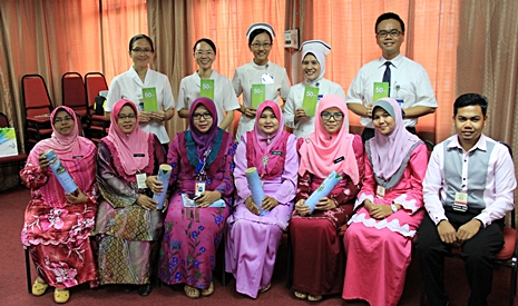 馬來西亞慈濟受邀出席馬來西亞北海政府中央醫院今年首次辦了《認識社會援助資源》的課程。【攝影者：莊鞳勛】