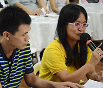 現場大德把握機會向講師提問。【攝影者：黃維光】