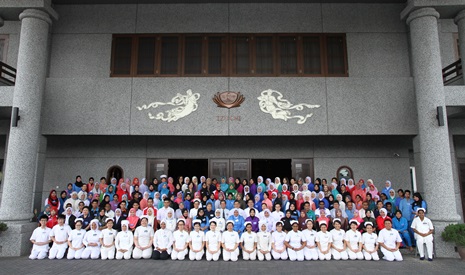 吉打人醫會與慈濟洗腎中心聯辦「護理研討會」，共有27所洗腎中心的149位護士齊聚一堂，互相分享工作經驗。【攝影者：何義雄（誠瓛）】
