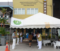 這是慈濟第二年在當地社區舉辦育苗助學金發放。【攝影者：黃維光】