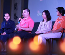 家協黃永和分享參與靜思語走入校園后與孩子互動更好，感情也越見融洽。【攝影者：陳振天】