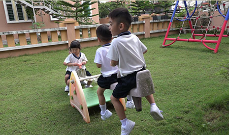 慈濟幼兒園打造讓孩子覺得友善的環境，幫助孩子更快融入環境。【攝影者：劉智淵】